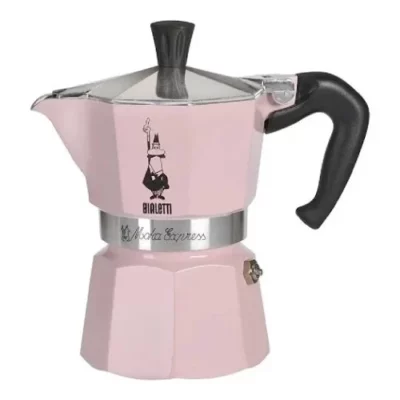 Bialetti Moka 3 Cup Candy Pink Aluminium Espresso Elements