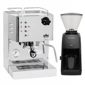 Quick Mill Pippa Baratza ESP Encore Coffee Machine Grinder Bundle Espresso Elements