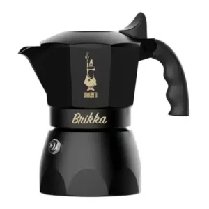 Bialetti Brikka Matt Black 2 Cup Espresso Elements