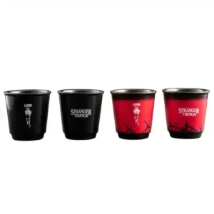 Bialetti Stranger Things Bicchierini Cup Set of 4 Espresso Elements