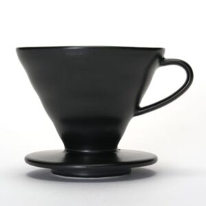 Hario V60 Ceramic Dripper 02 Black Espresso Elements
