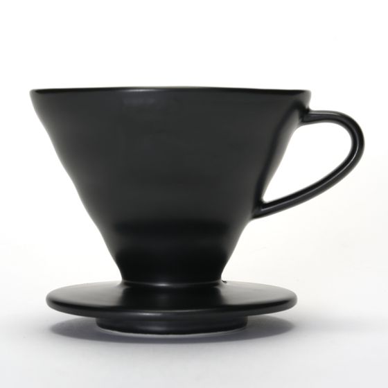 Hario V60 Ceramic Dripper 02 Black Espresso Elements